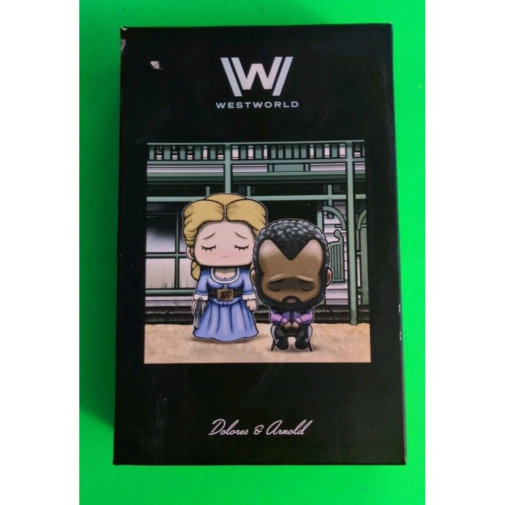 WESTWORLD Dolores and Arnold Loot Crate SuperEmoFriends Figure HBO WB